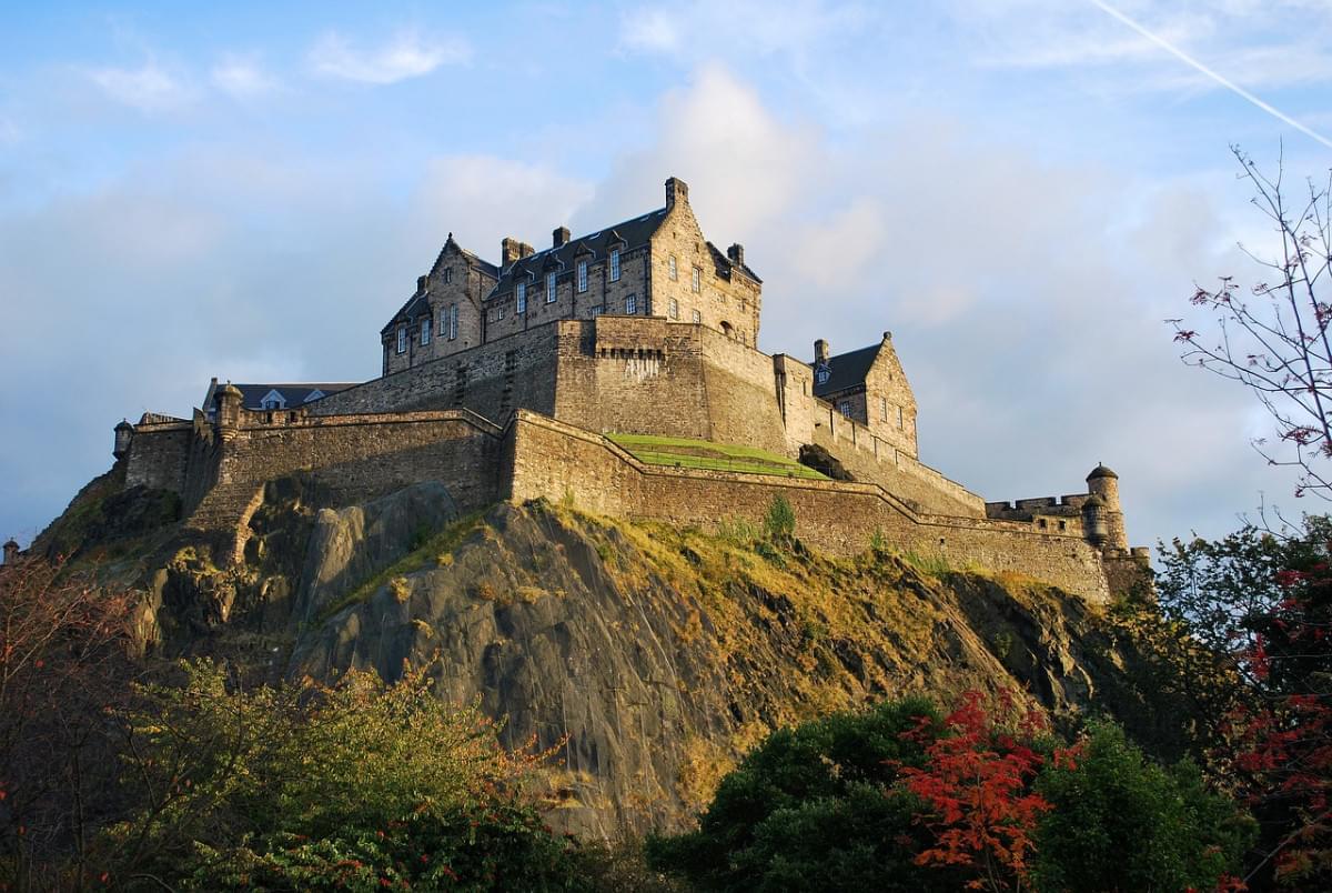castello edimburgo collina storico